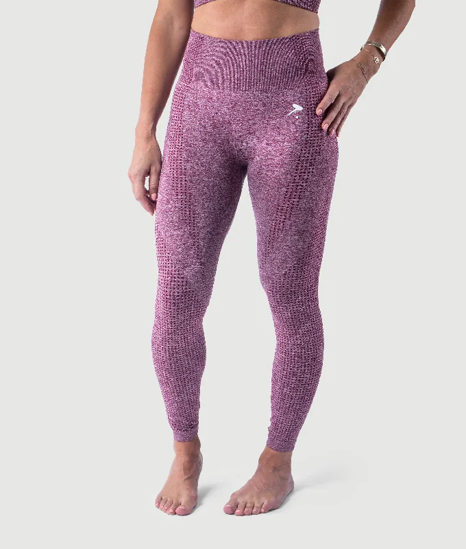 Athena Seamless Leggings - Maroon Stylish Sweat-Proof Leggings