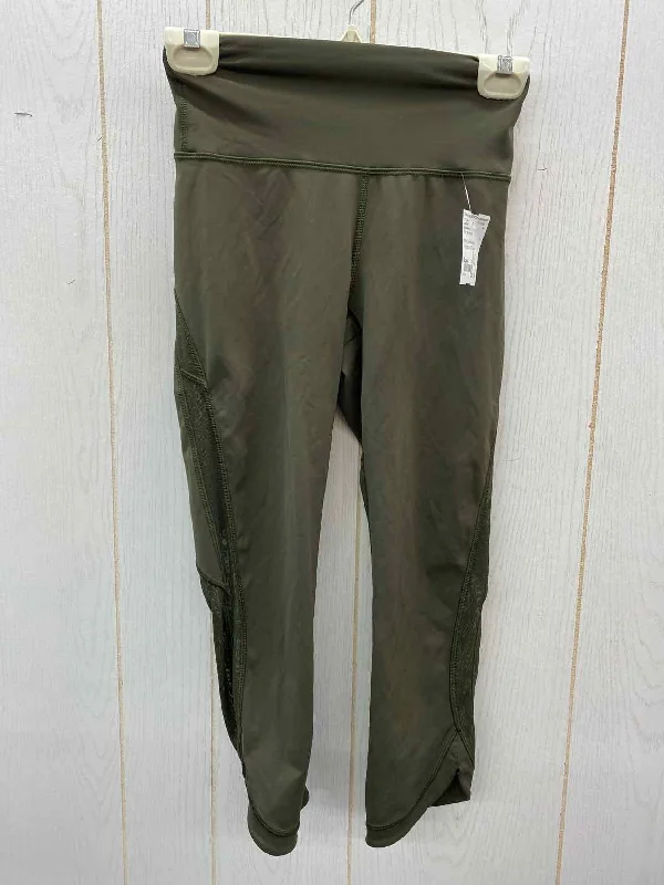 Lululemon Olive Womens Size 4 Leggings Cozy Full-Length Workout Leggings