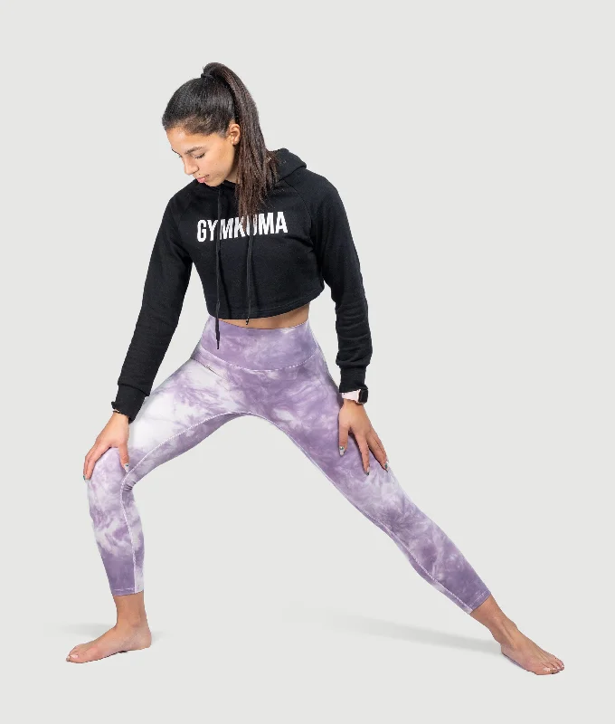 Penelope legging - French Lilac Trendy Faux Suede Leggings