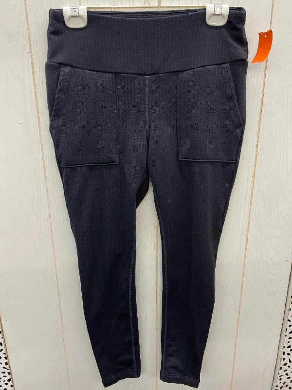 Mondetta Gray Womens Size M Leggings Elegant Printed Leggings with Pockets