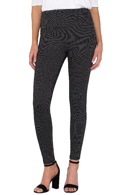 PEARL PULL-ON LEGGING Comfortable Zip-Up Leggings