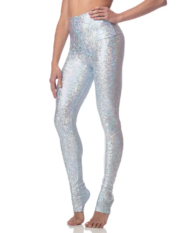 Crystal Mermaid Long Legging Casual Black Leggings
