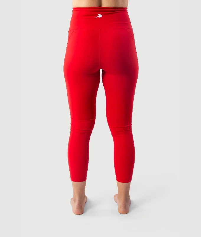 Run it leggings - RED Fashionable Sports Compression Leggings