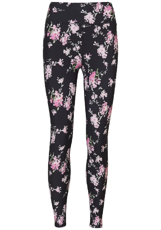 Jutta Leggings Aurora Nights Trendy Leather-Look Workout Leggings