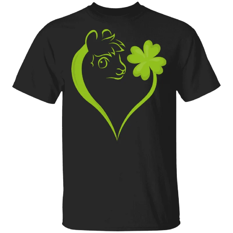 Dabbing Shamrock Horse Heart St Patrick's Day Irish Gifts T-Shirt Front Pockets Side Pockets Patch Pockets