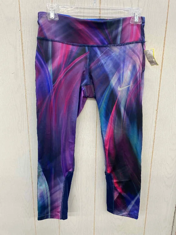 Nike Purple Womens Size Small Leggings Cozy Ribbed Leggings