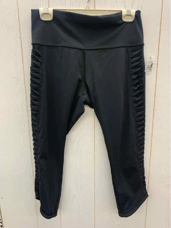 Lululemon Black Womens Size 10 Leggings Cozy Sweat-Wicking Leggings