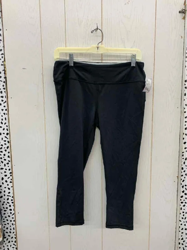 Marika Black Womens Size L Leggings Fashionable Smooth Fit Leggings