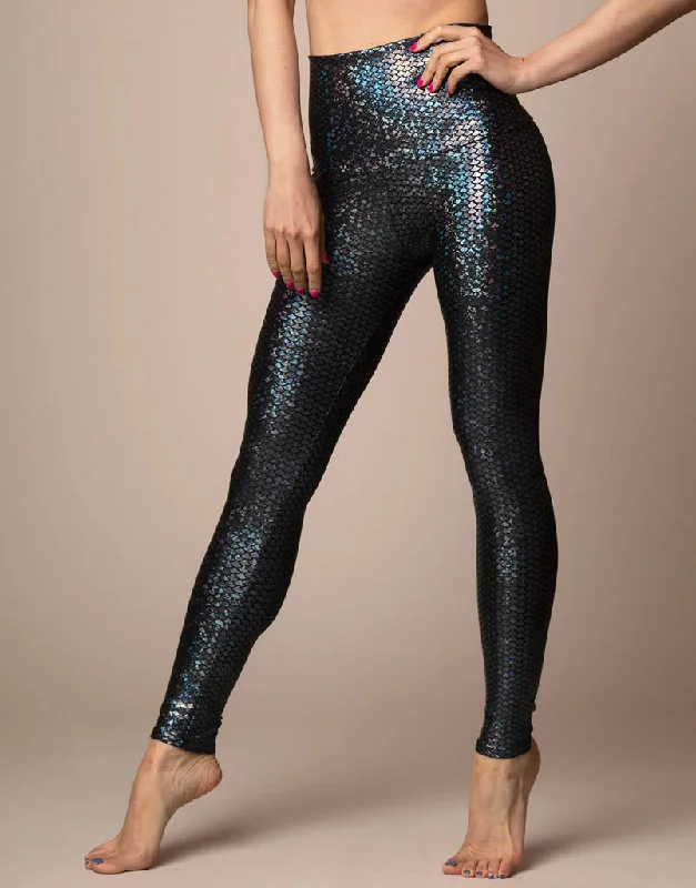 Midnight Mermaid Sneaker Legging Cozy Sweat-Wicking Leggings