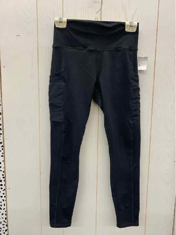Fabletics Black Womens Size Small Leggings Fashionable Ribbed Knit Leggings