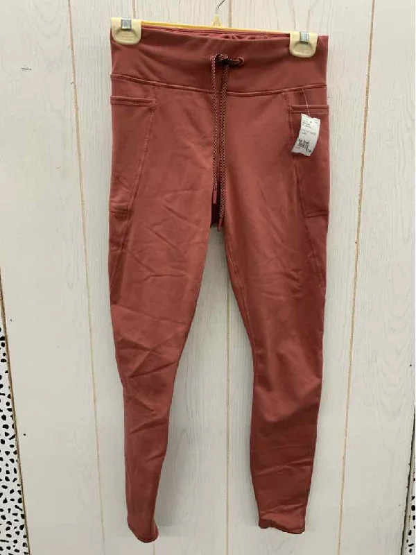 Yogalicious Pink Womens Size Small Leggings Stylish Capri Leggings