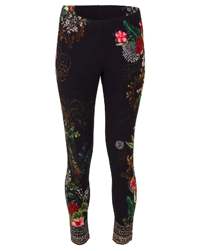 Raised with Wolves Leggings Fashionable High-Rise Workout Leggings