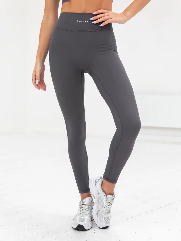 Ultimate Active Leggings - Charcoal Stylish Stretch Print Leggings