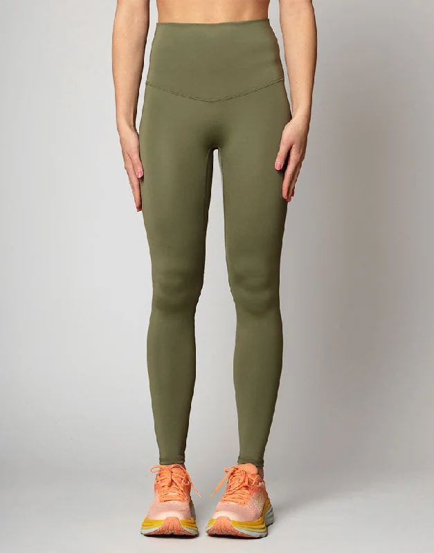 Freestyle Flat Front Legging Moss Cozy Lounge Pants Leggings