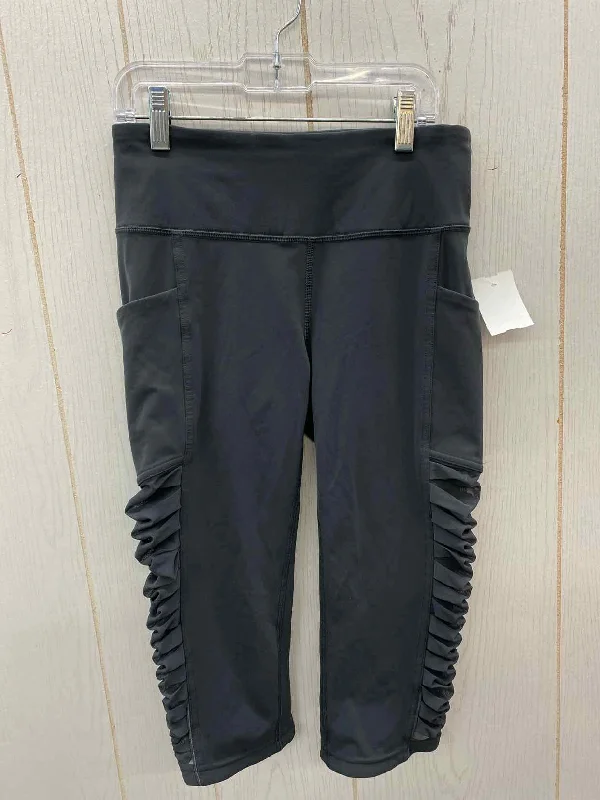Lululemon Gray Womens Size 4 Leggings Elegant Satin Finish Leggings
