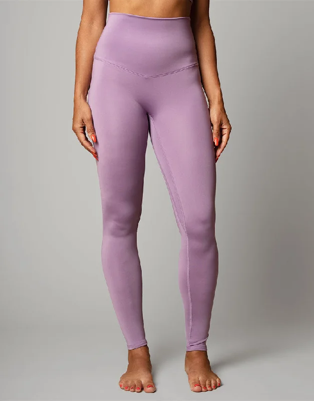 Freestyle Flat Front Legging Lavender Trendy Black Mesh Leggings