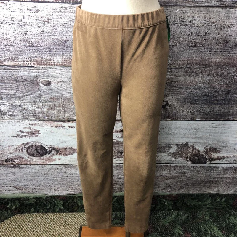TALBOTS BROWN SUEDE LEGGING SIZE 6 TCC Comfortable Lounge Leggings