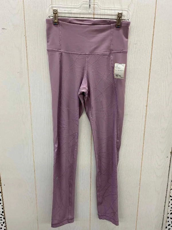 Under Armour Purple Womens Size XS Leggings Comfortable Power Mesh Leggings