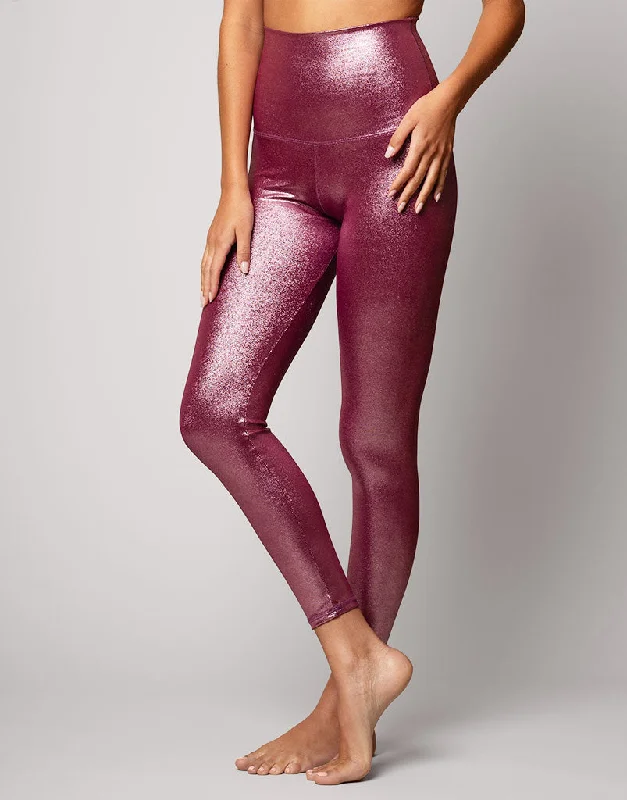 Pink Shimmer Special Edition Legging Trendy Polka Dot Leggings