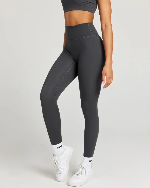 Aura SF Leggings - Charcoal Comfortable Bootcut Workout Leggings