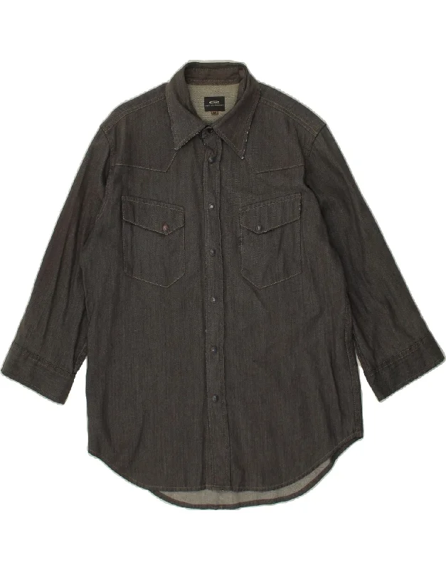 G-STAR Mens 3/4 Sleeve Denim Shirt Medium Grey Cotton Iron Safe Non-Iron Wrinkle Free G-STAR Mens 3/4 Sleeve Denim Shirt Medium Grey Cotton Iron Safe Non-Iron Wrinkle Free