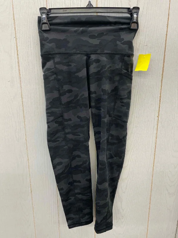 Colorfulkoala Black Womens Size XS Leggings Casual Sporty Leggings