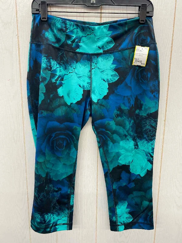 Danskin Now Teal Womens Size M Leggings Cozy Warmth Leggings