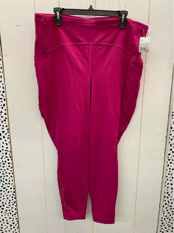 Lululemon Pink Womens Size 20 Leggings Comfortable Athletic Tights