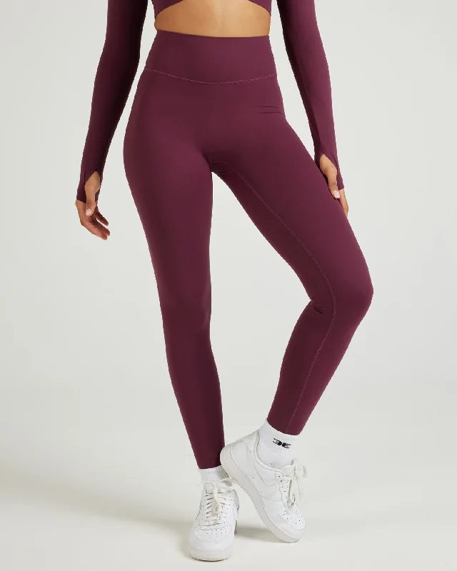 Airey Leggings - Cherry Cola Cozy Fashion Leggings