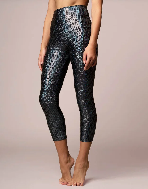 Midnight Mermaid 7/8 Legging Cozy Full-Length Workout Leggings