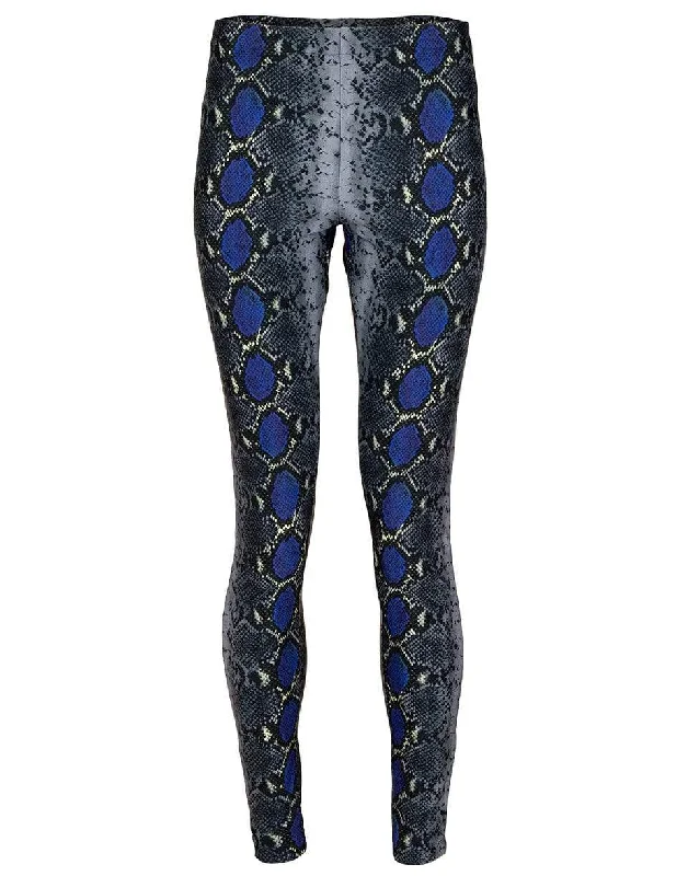 Python Print Leggings Trendy Sporty Compression Leggings