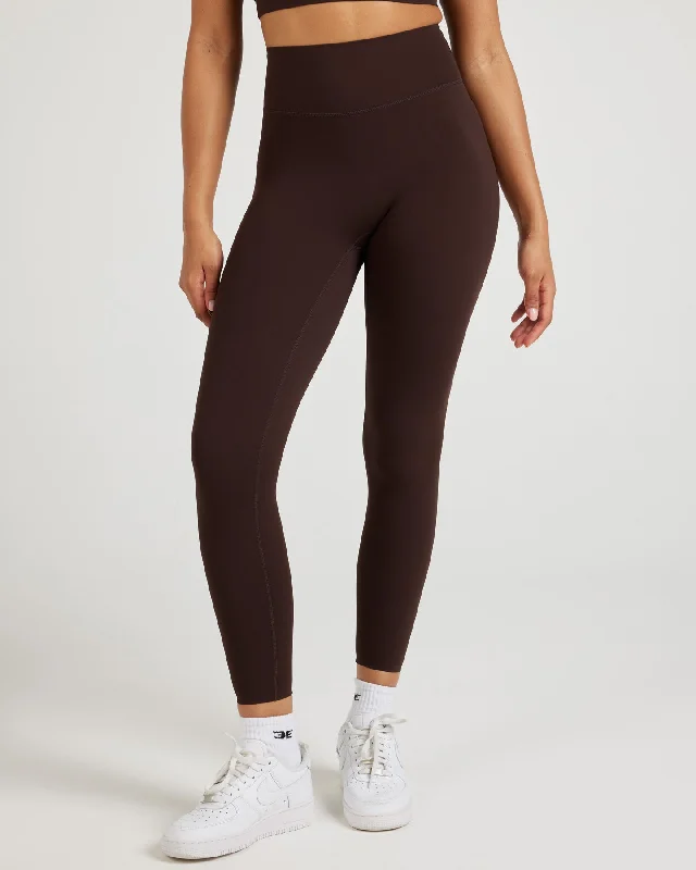 7/8 Airey Leggings - Espresso Stylish Compression Fit Leggings