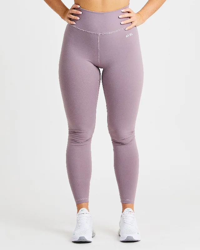 Core Leggings - Lavender Trendy Patterned Leggings