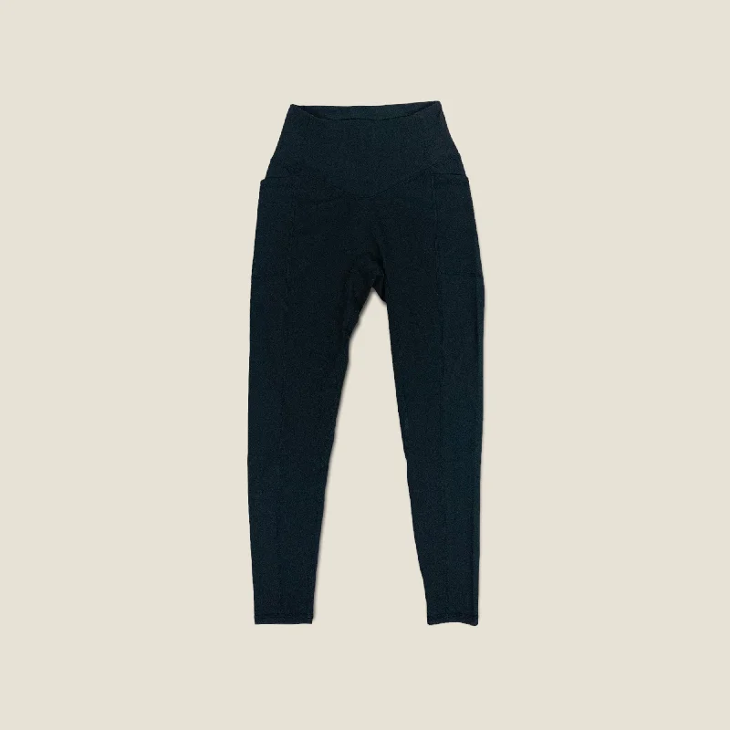 Conquer Leggings - Black Trendy Ombre Effect Leggings