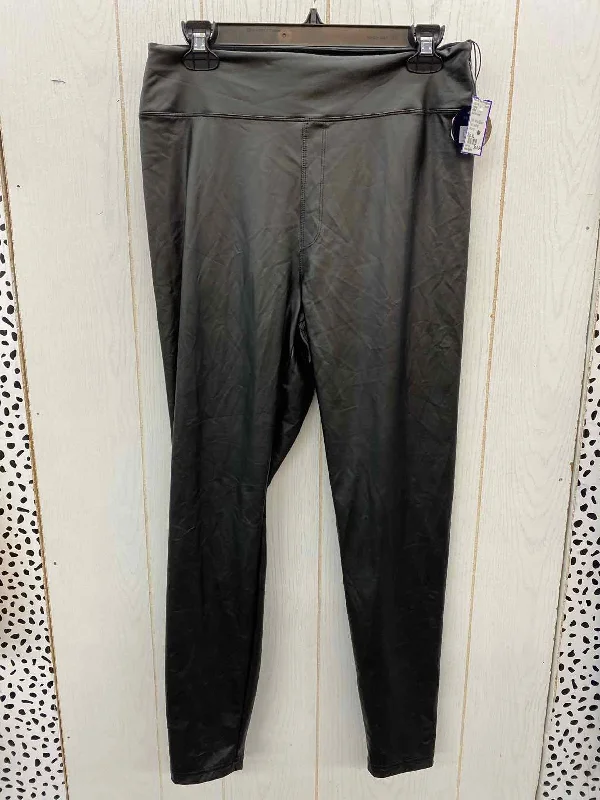 AERIE Black Womens Size XL Leggings Cozy Workout Performance Leggings