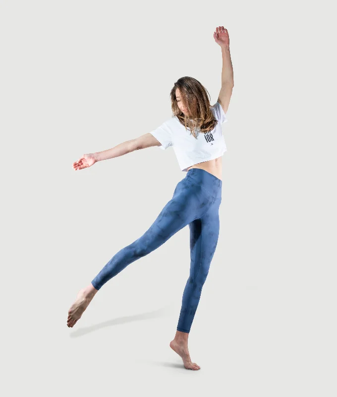 Seline Tie Dye Leggings - Ocean Cozy Fashion Leggings