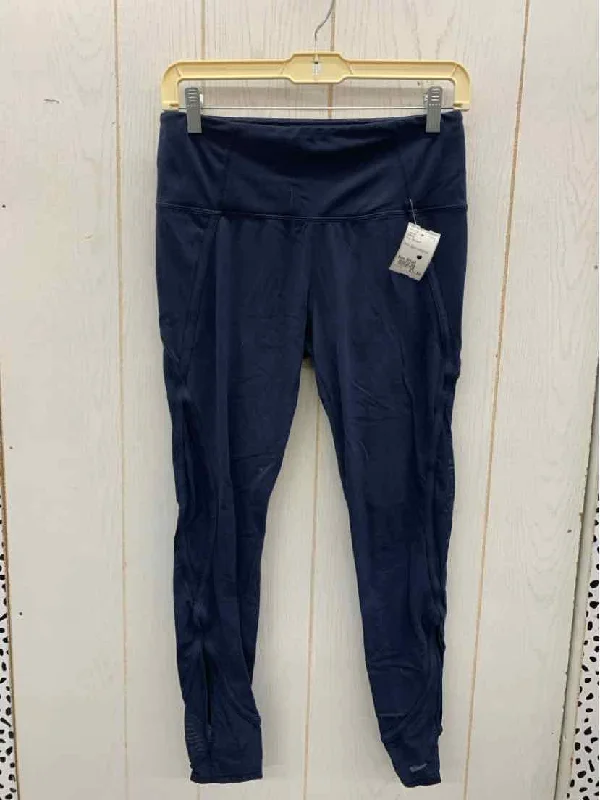 Athleta Blue Womens Size Small Leggings Trendy Sweat-Wicking Workout Leggings