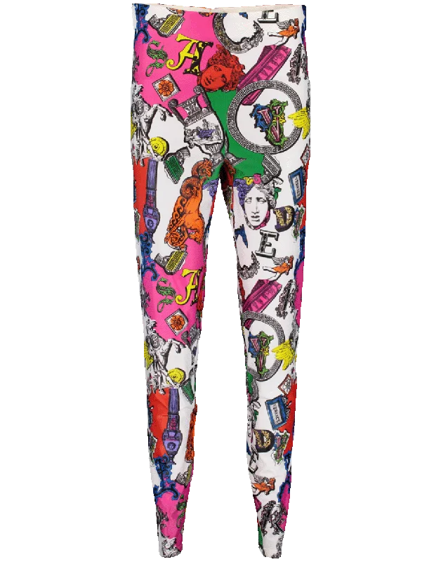 Pegasus Print Leggings Trendy Fitness Leggings