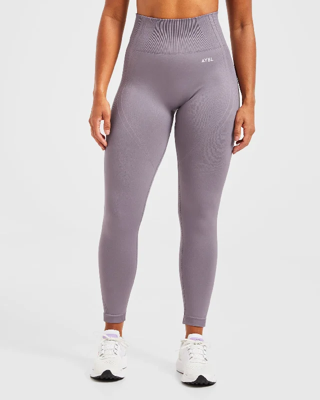Balance V3 Seamless Leggings - Mauve Trendy Full-Length Leggings
