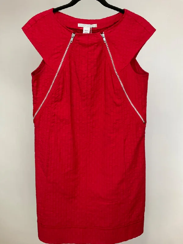 MAGGY LONDON RED DRESS SZ 12 Tunics Office stylish