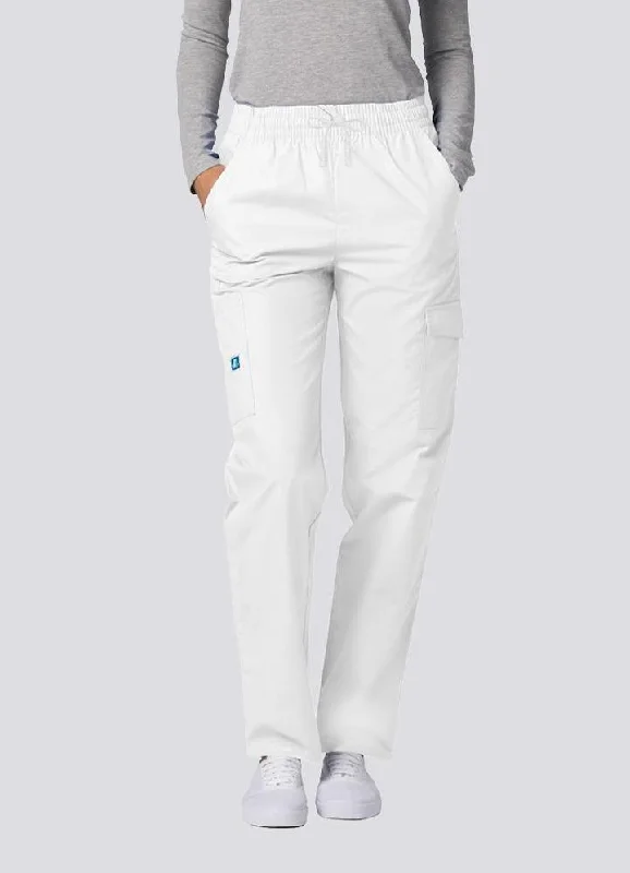 Multipocket Cargo Pants By Adar(Tall) XXS-3XL / WHITE Trendy Wide-Legged Trousers