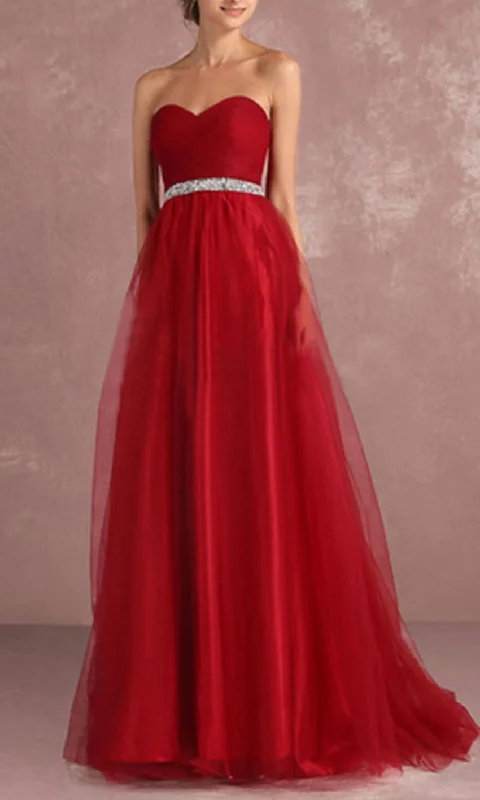 Long Red Strapless Prom Dresses for Girls with Lace Up Back P526 Tunics Sale discount Long Red Strapless Prom Dresses for Girls with Lace Up Back P526 Tunics Sale discount
