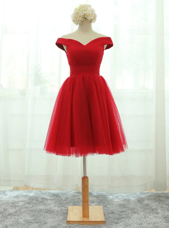 Lace-up Homecoming Dresses Red Party Dresses Short Prom Dresses Tunics Versatile functional Lace-up Homecoming Dresses Red Party Dresses Short Prom Dresses Tunics Versatile functional