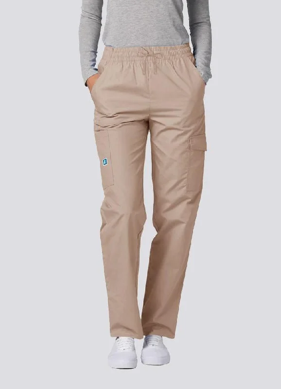 Multipocket Cargo Pants By Adar(Tall) XXS-3XL / KHAKI Stylish Paperbag Waist Pants