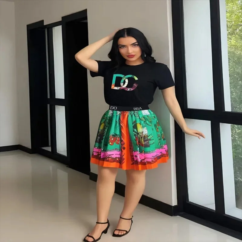 Luxury Designer Fashion Skirt Set chiffon skirt delicate