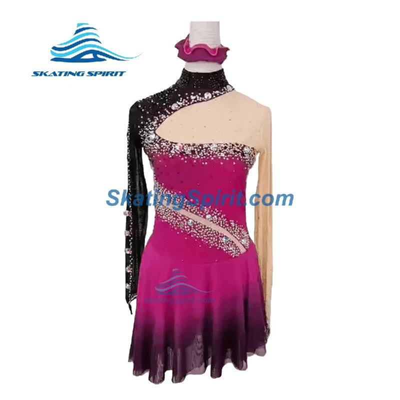 Figure Skating Dress #SD191 Tunics Denim casual