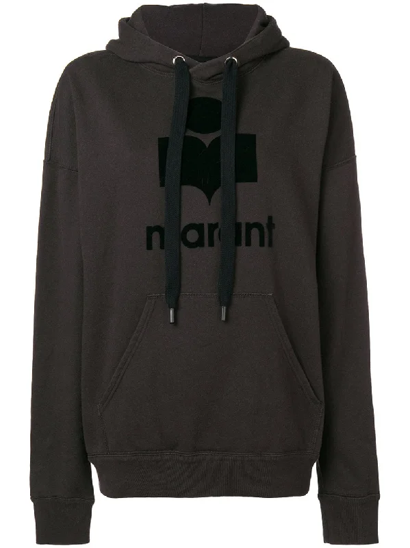 Mansel logo hoodie Hoodie with Hidden Zipper Minimalist Clean