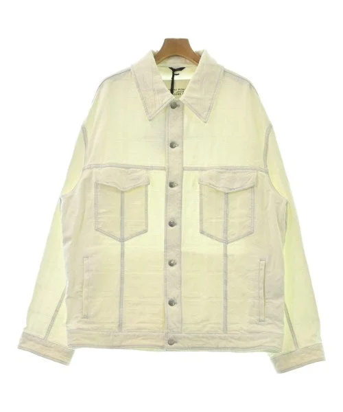 FENDI Denim jackets V-Neck Jacket Boat Neck Jacket Square Neck Jacket