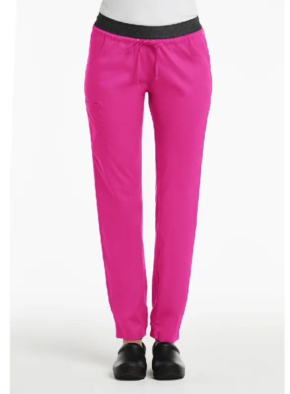 E-Band Waist Jogger Cargo Pants by Maevn (Regular) XXS-L / HOT PINK Fashionable Track Pants