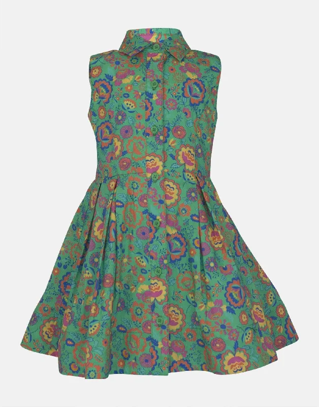 Darcy: Bright floral dress Tunics Party sparkling